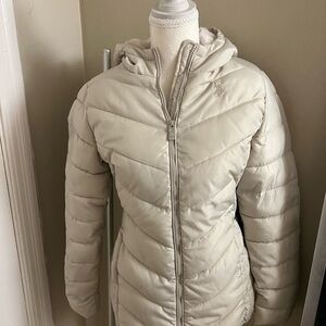 U.S. Polo Assn. Women's Off-White Puffer Jacket